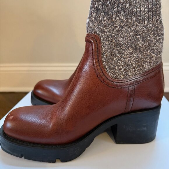 Chloe Brown Neva Ankle Boots Size EU 37.5 - Picture 12 of 14